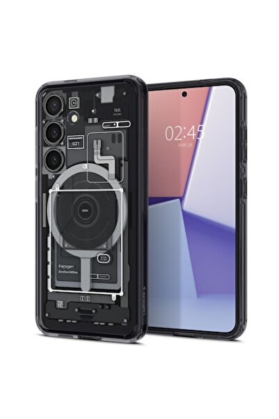 Spigen Carcasă pentru Samsung Galaxy S24, Q11, poliuretan, negru mat