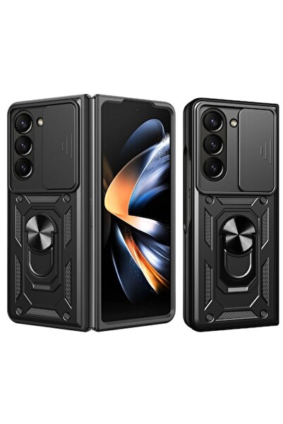 SOFAL Carcasă pentru Samsung Galaxy Z Fold5, C49, Poliuretan, Negru