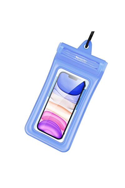 SOFAL Carcasă universală pentru telefon, 6,8 inch, N55, PVC, albastră