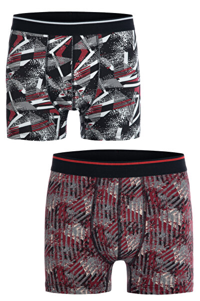 TOLIN Men's 6-Piece Single Jersey Cotton Lycra Colorful Boxer Set 4147