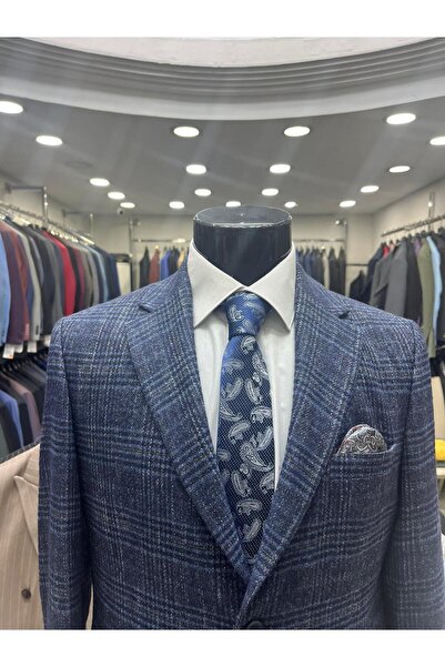 ENRICO MASAROTTI BATTAL BÜYÜK BEDEN 4 DROP YÜN ERKEK CEKETİ