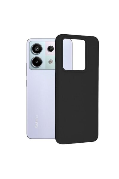 SOFAL Θήκη για Xiaomi Redmi Note 13 Pro 5G / Poco X6, R36, Σιλικόνη, Μαύρη