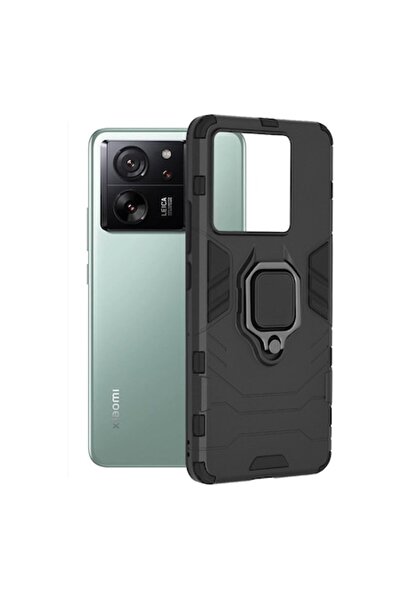 SOFAL Husă de telefon pentru Xiaomi 13T/13T Pro (N67), Metal, Negru