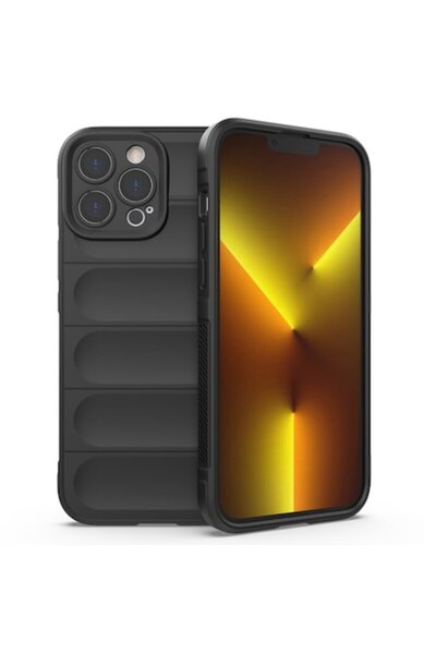 SOFAL Θήκη για iPhone 13 Pro Max, P215, Πολυουρεθάνη, Μαύρη