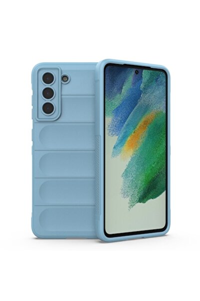 SOFAL Carcasă pentru Samsung Galaxy S21 FE 5G, H61, Poliuretan, Albastră