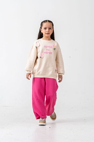 Butik Lilac Floral Girl's Suit