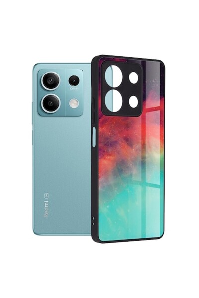 SOFAL Carcasă pentru Xiaomi Redmi Note 13 5G, H12, Policarbonat, Fiery Ocean