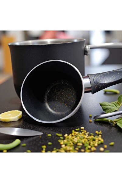 ÇEÇEN HOME Granite Saucepan Milk Pot Granite Sauce Pan