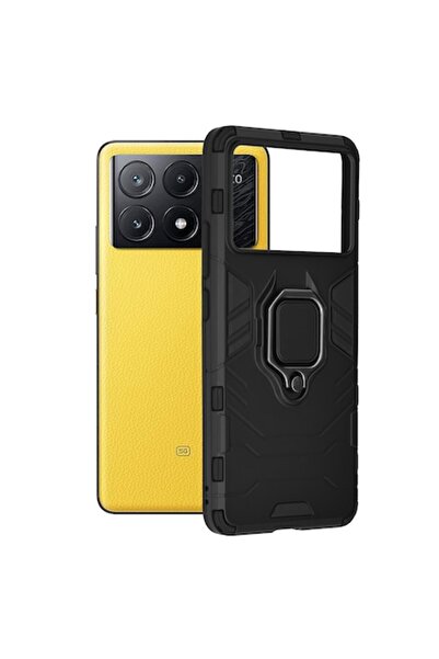 Techsuit Husă pentru Xiaomi Poco X6 Pro, Y55 - Neagră