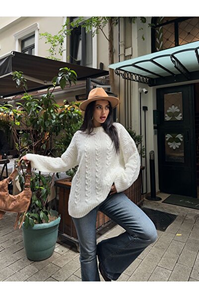 DİMA FASHİON Knit Detailed Knitwear Sweater