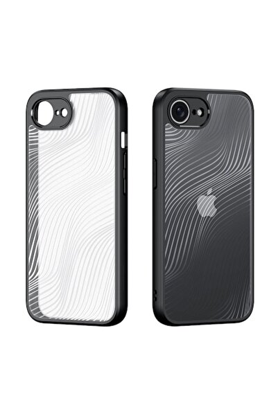 SOFA Carcasă de telefon pentru iPhone SE 4 (2024) H289, Poliuretan, Negru