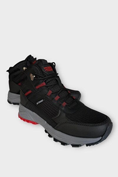 Liger Чоловічі водонепроникні теплі похідні черевики ЧОРНІ