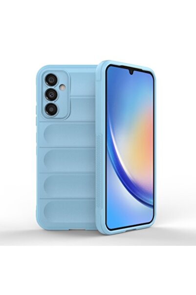 SOFAL Carcasă Samsung Galaxy A34 5G H137 – Poliuretan (Albastru)