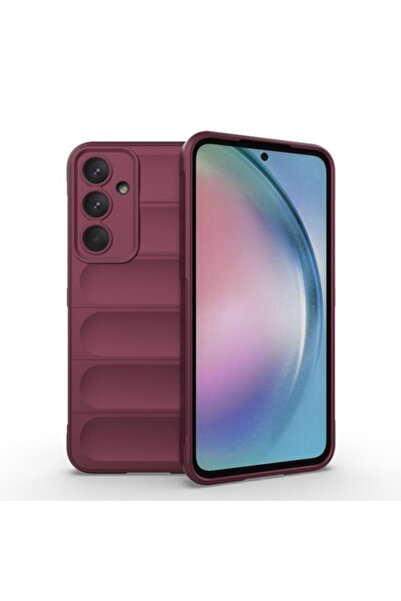 SOFA Θήκη για Samsung Galaxy A55 5G, H251, Πολυουρεθάνη, Μπορντό