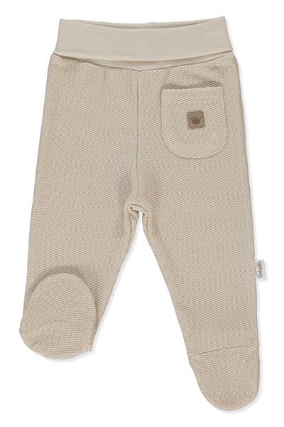 Bebetto بنطلون جاكارلي ذو حزامين (بيبي كينج/25) بيج