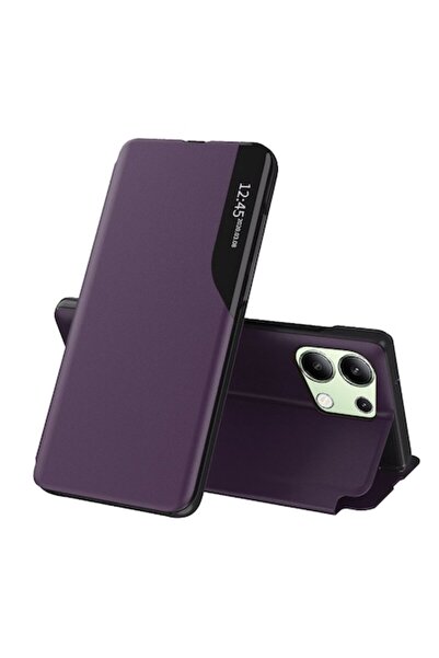 SOFAL Husă de telefon pentru Xiaomi Redmi Note 13 4G, O82, piele ecologică, v...