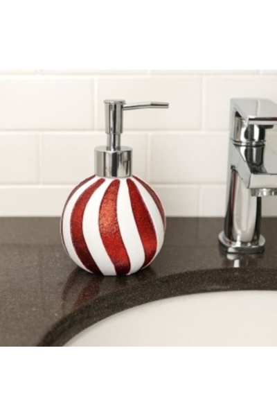 OEM Christmas bauble-shaped soap dispenser, 300 ml capacity