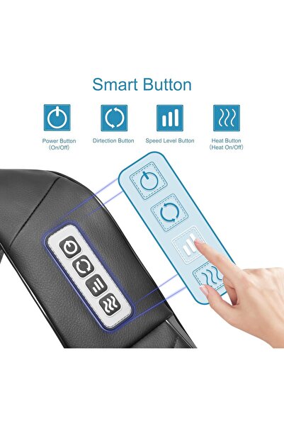 Generic Neck & Back Massager — Electric Shoulder Massager with Heat