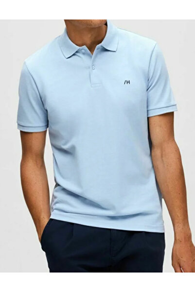 SELECTED Selected polo shirt, blue