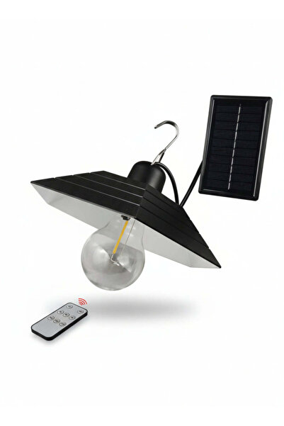 Generic Solar Powered LED Flood Light with Solar Panel and Remote Control - Waterproof Outdoor Garden Light