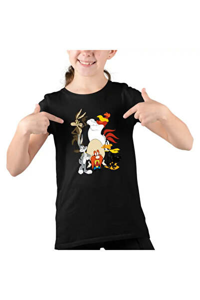 OEM Tricou Copii Fete Bugs Bunny Coiotul Foghorn Daffy Looney Tunes