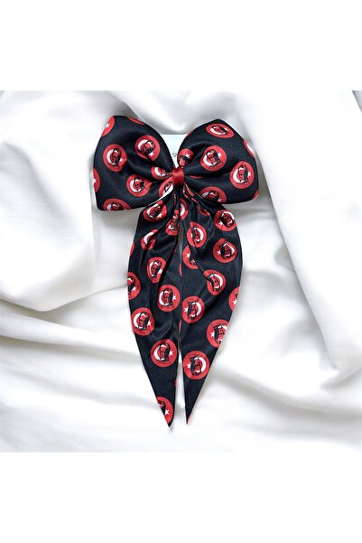 Store Ataturk and Flag Printed Tie Bow Buckle