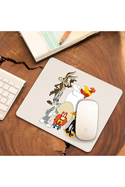 OEM Mousepad Bugs Bunny Coiotul Foghorn Daffy Looney Tunes