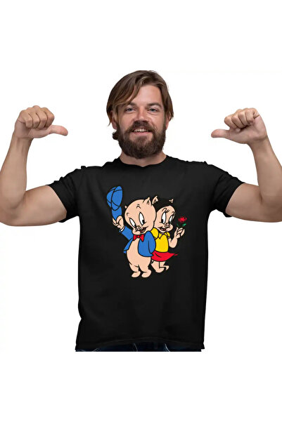 OEM Tricou Barbati Porky Petunia Looney Tunes