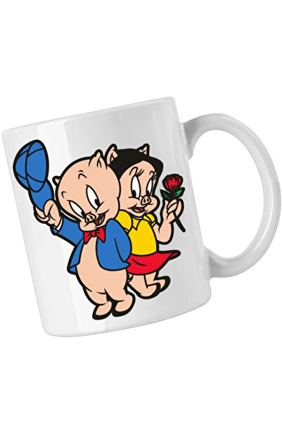 OEM Porky Petunia Looney Tunes mug