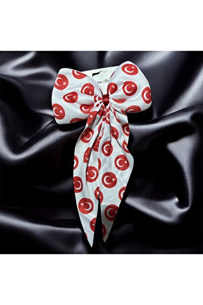 Store Flag Printed Tie-On Bow Buckle