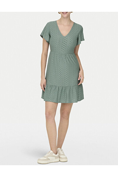 ONLY Only mini dress, green