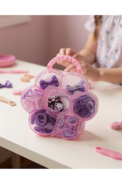 SeaBubbles Σετ αγκράφες για κορίτσια Kuromi σε κουτί - 100 τεμάχια ΣΤΑΝΔΑΡΤ ΜΩΒ