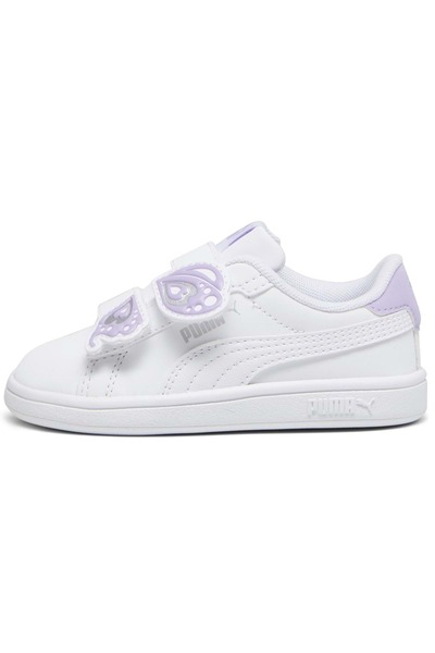 Puma Smash 3.0 Bfly V Inf 394804 Bebek Ortopedik Spor Ayakkabı BEYAZ