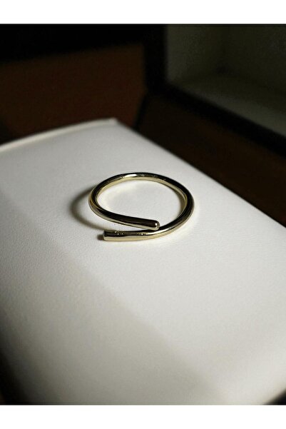 NAİFTAKIAKSESUAR خاتم نسائي بسيط من الفولاذ