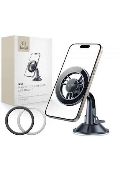 Tech-Protect Suport Auto Magnetic N56 Dash, Universal, Negru
