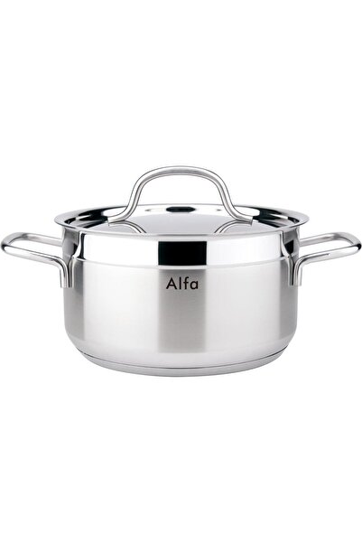 Alfa 10-Piece Stainless Steel Cookware Set with Lids – Premium Durable Casserole Pots