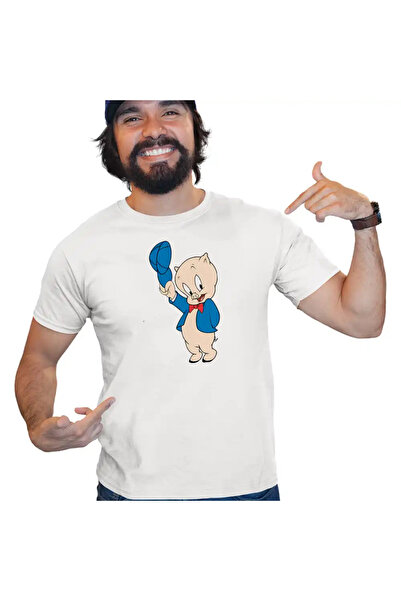 OEM Tricou Barbati Porky Looney Tunes Desene Purcelusi
