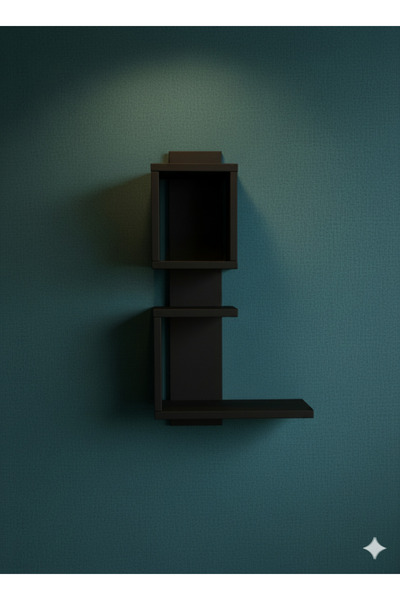 VEO STORE DEKORATİF AHŞAP DUVAR RAFI