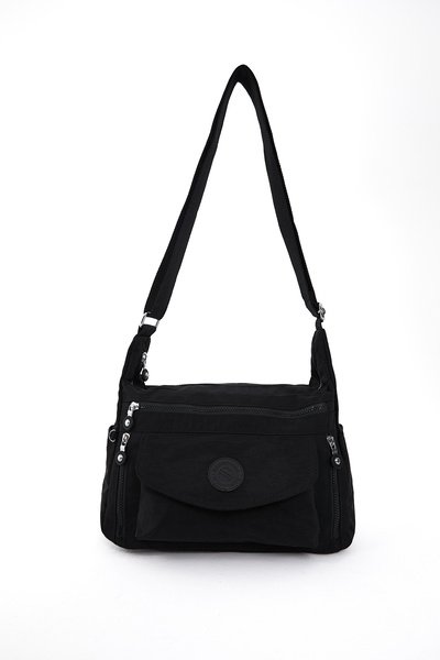 Sanmorris Kadın Suya Dayanıklı Krinkıl Kumaş Çok Gözlü Ayarlanabilir Çapraz A...