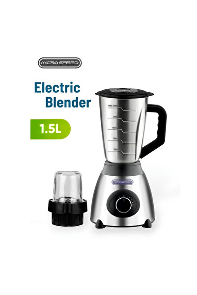 Micro Speed MS-300 Electric Blender – High-speed 1000W, 6 stainless steel blades, 1.5L