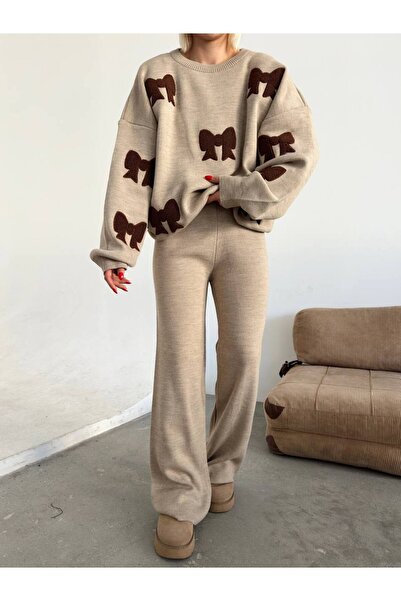 GİYSİ DÜNYASI 57 Tri̇ko Kumaş Fi̇lok Deeni̇le Kazi̇ri̇ DetayliKaz