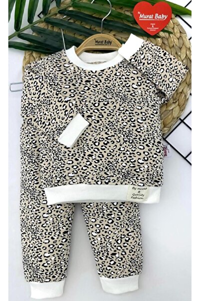 cacobutik Girl Child Leopard Print Tracksuit Colorful Leopard