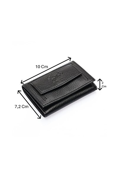 Westpolo Unisex Hakiki Deri Bozuk Para ve Kağıt Para Bölmeli Cüzdan Kartlık -...