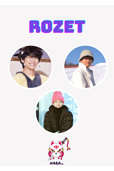 Hara Company BTS Kpop Kim Taehyung V Rozet 3’lü Rozet v2