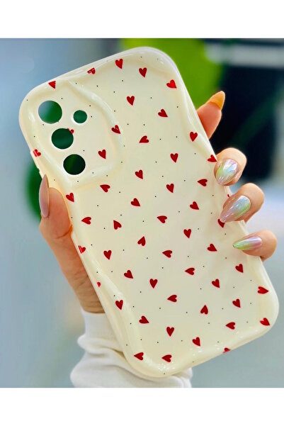 m.tk moveteck Samsung Galaxy A26 Kılıf Kamera Korumalı Dalga Kenarlı Kırmızı ...