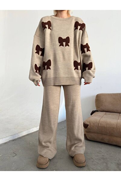 GİYSİ DÜNYASI 57 Tri̇ko Kumaş Fi̇lok Deeni̇le Kazi̇ri̇ DetayliKaz