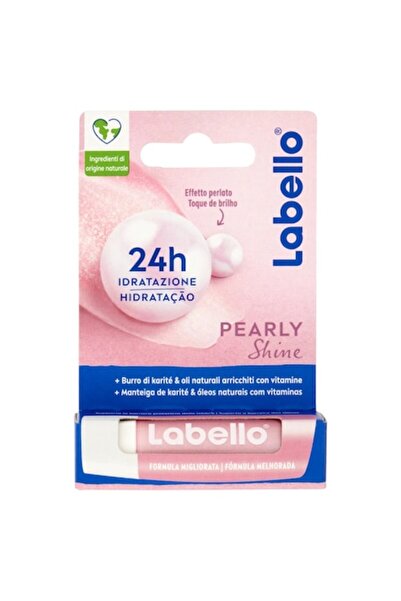 LABELLO Balsam de buze Pearly Shine cu unt de shea, 4,8 g / 5,5 ml