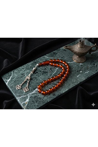 Anemore Collection سبحة من خشب العنبر من سيكما - قطع كروي |   لون العسل