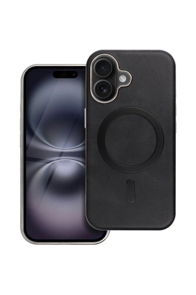 OEM Husa MagSafe pentru Apple iPhone 15 Pro, OEM, Gentleman Mag, Neagra