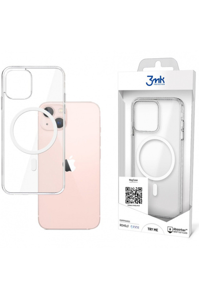 3MK Husa MagSafe pentru Apple iPhone 13, 3MK, MagCase, Transparenta